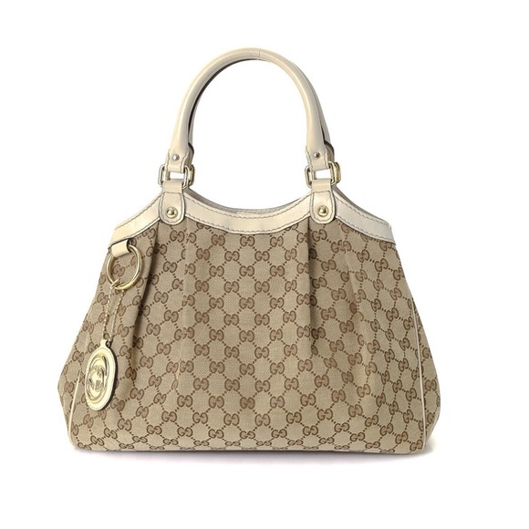 Gucci Canvas Sukey Large Tote Bag - Picture 2 of 9